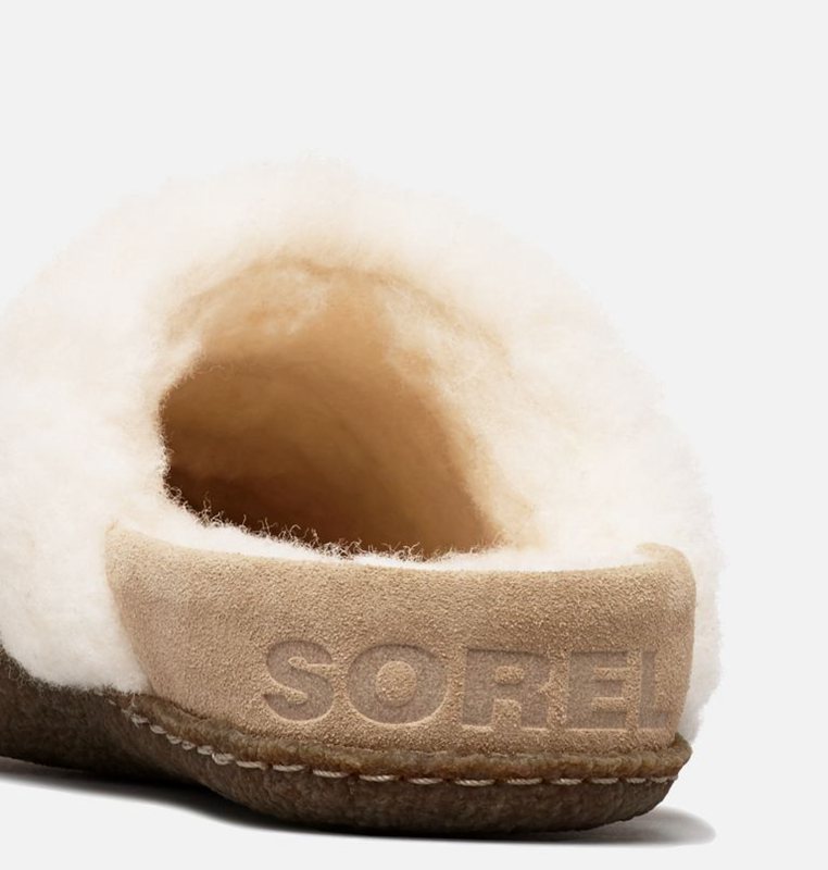 Womens Slippers Beige - Sorel Nakiska™ II - 810-YRSHTM